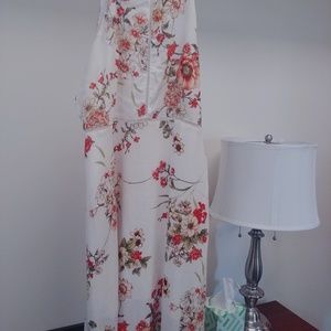 Beautiful long floral spring dress